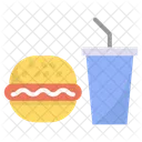 Fast Food Junk Food Burger Icon