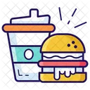 Burger Hamburger Junk Food Icon