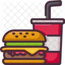 Fast Food Hamburger Icon
