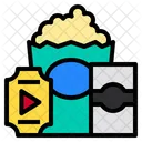 Fast Food Ticket Entertainment Icon