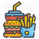 Fast Food Burger Junk Food Icon