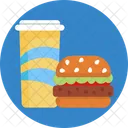 Burger Juice Fast Food Icon