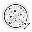 Fast food pizza  Icon