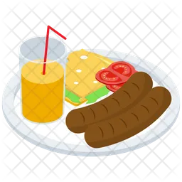 Fast Food Platter  Icon