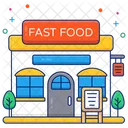 Fast Food Shop Fast Food Store Marketplace Icon