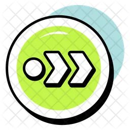 Fast Forward Arrow  Icon