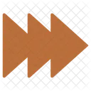 Fast Forward Arrow  Icon