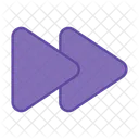 Fast Forward Button Play Button Media Button Icon
