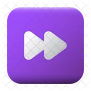 Fast Forward Ui Button Icon