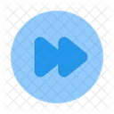 Fast Forward Skip Forward Icon