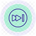 Fast Forward Color Circle Icon Icon