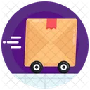 Logistic Delivery Fast Shipment Fast Cargo Icon