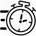 Schnelle Zeit Geschwindigkeit Tempo Symbol