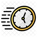 Fast Time Clock Fast Icon