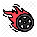 Fast Tires Car Icon