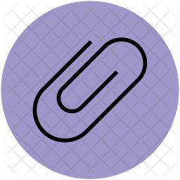 Fastener Icon - Download in Colored Outline Style