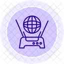 Fastest Wifi Router Line Icon Icon