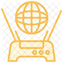 Fastest Wifi Router Duotone Line Icon Icon