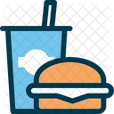 Fastfood Burger Junk Food Icon