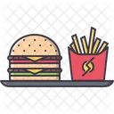 Fast Food Burger Icon