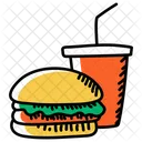 Junkfood Fastfood Ungesundes Essen Symbol