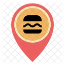 Fastfood Placeholder Pin Pointer Gps Map Location Icon