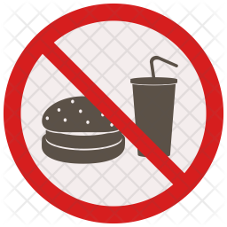 Fastfood not allowed Icon