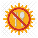 Fasting Food Spoon And Fork Icon