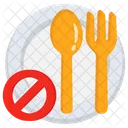 Fasting Ramadan No Food Icon