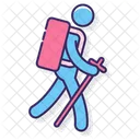 Fastpacking Packing Backpack Icon