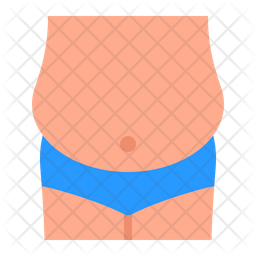 Fat Icon - Download in Flat Style