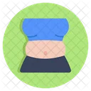 Fat Belly Obesity Skinny Belly Icon