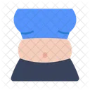 Fat Belly Obesity Skinny Belly Icon