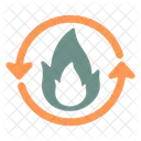 Fat Burning Fire Fat Icon