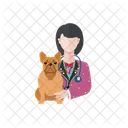 Fat Dog Fat Food Icon