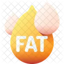 Fat Food Healthy Icon