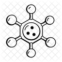 Fat Molecules Compounds Particles Icon