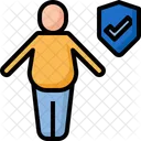 Fat people insurance  Icon