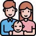 Father Woman Baby Icon