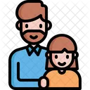 Father Girl Parents Icon