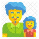 Father And Daughter Family Child Icon