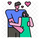 Father And Daughter  Icon