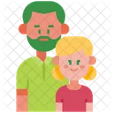 Father and kid  Icon