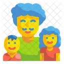 Father And Son Family Children Icon