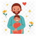 Father And Son Son Hug Symbol