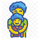 Father And Son Hug Son Icon