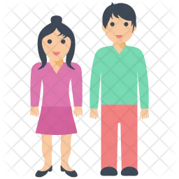 Father Daughter  Icon