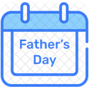 Father Day Calendar Date Icon