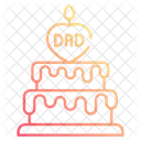 Father day cake  Icon