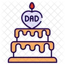 Father day cake  Icon